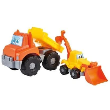 Ecoiffier 492 Vrachtwagen met graafmachine Zand & strand