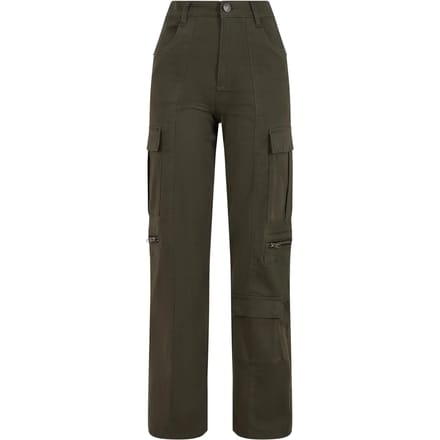 Urban Classics - Loose Utility Stretch Twill Cargobroek - Taille, 27 inch - Olijfgroen