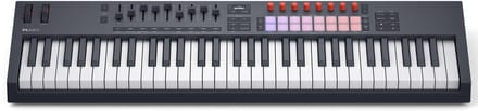 Novation FLkey 61 MK2 - MIDI Keyboard Controller voor FL Studio - 61 Semi-Gewogen Toetsen - 16 RGB Pads - 9 Faders - OLED Display