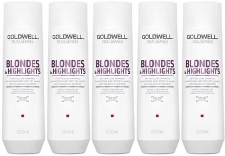 10x Goldwell Dualsenses Blondes & Highlights Anti-Yellow Shampoo 250ml