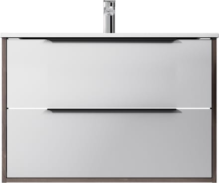 AM.PM Flash - Badkamermeubel met wastafel - 80 cm - 2 lades - Wastafelonderkasten