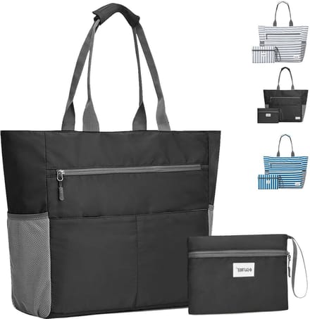 Dailygoods- Strandtas met Rits - Shopper Dames - Waterdichte