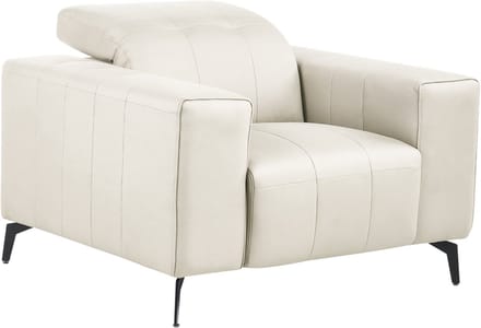OMMEL - Fauteuil - Lichtbeige - Polyester