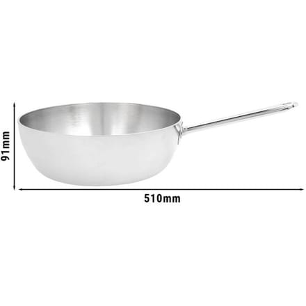 DEMEYERE APOLLO 7 - Sauteerpan - Conisch - Ø 280mm - RVS