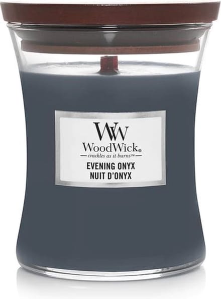 Woodwick medium candle - Evening Onyx