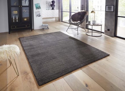 Design vloerkleed - Loos antraciet 80x150