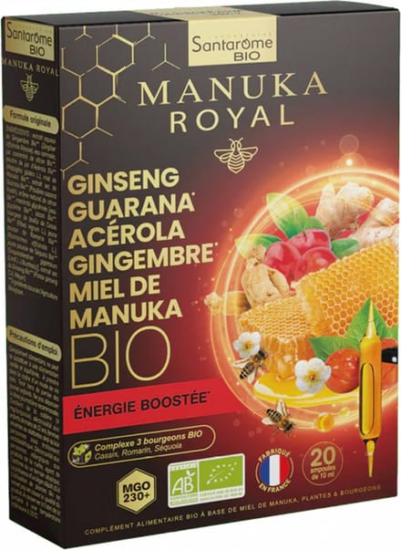 Santarome Manuka Royal Energy Boost 20 Biologische Ampullen