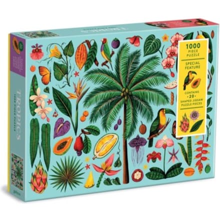 Tropics 1000 Piece Puzzle With Shaped Pieces - Galison