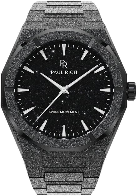 Paul Rich Frosted Star Dust II Void Black VOID03 horloge