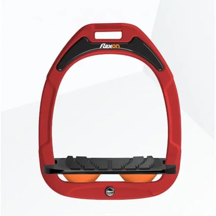 Verstelbare stijgbeugels Grip Rood/Zwart/Oranje Flex-On Green Composite