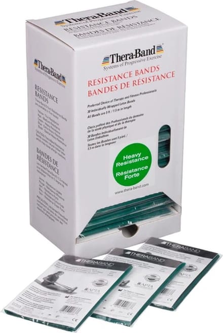 Thera-Band - Oefenband dispenser 30 x 1,5 m zwaar - groen