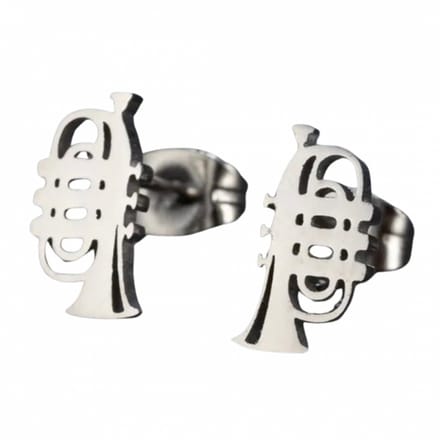 Oorbellen - Trompet - Zilverkleur - rvs - Charme Bijoux