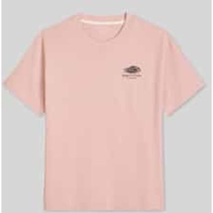 Loose fit t-shirt van 100% katoen met rugprint