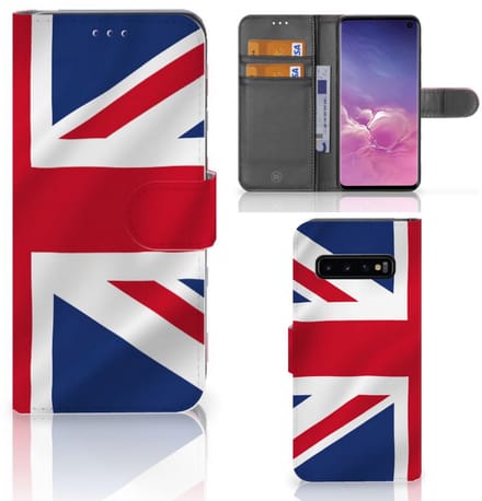 Samsung Galaxy S10 Bookstyle Case Groot-Brittannië