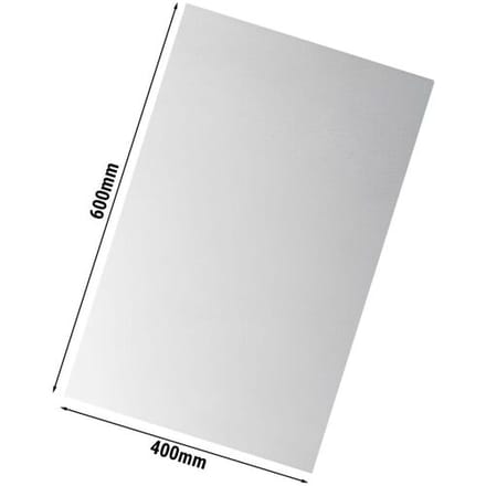 GGM Gastro Pizzaplatte - EN 600x400 Zilver