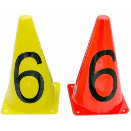 Markeerkegel Nº 6 Naranja Fluor 23 Cm