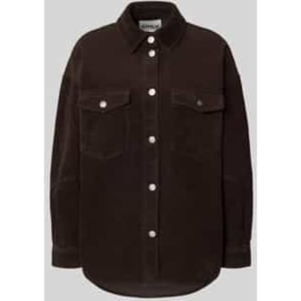 Loose fit hemdjack van pure katoen model 'TIGGY'