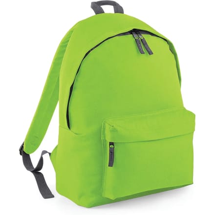 Junior Fashion Backpack/Rugzak BagBase - 12 Liter Lime Green