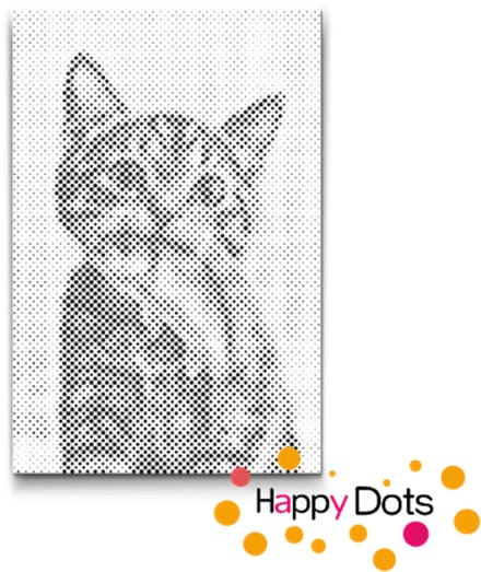 HappyDots DOT Painting Katten 14 20x30cm