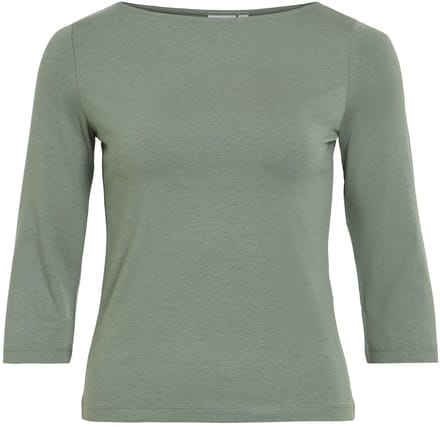 VILA top met 3/4-mouwen VIEMILIE Boothals