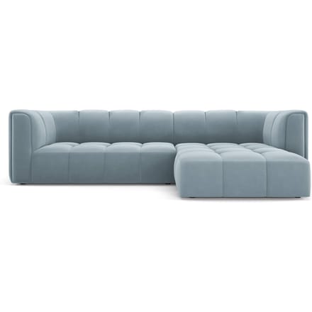 Hoekbank Francesca velvet rechts 3-zits | Milo Casa