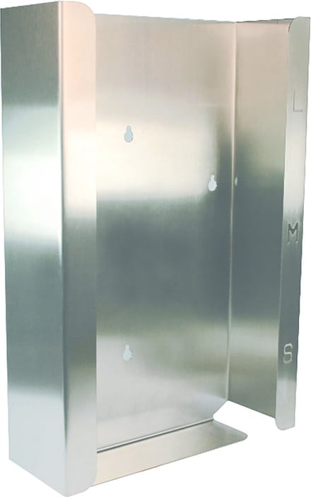 RVS handschoendispenser model LAZARO, voor 3 pakken