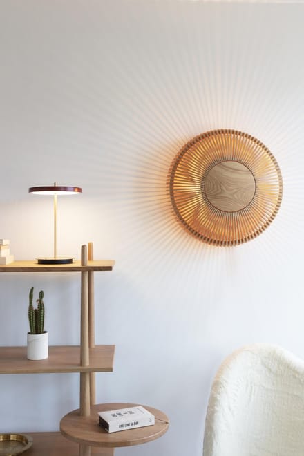 Umage Asteria Move Tafellamp Ruby Red - Draadloos & Oplaadbaar - Dimbaar - LED lamp - Bureaulamp - Rood