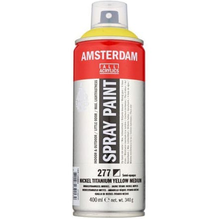 Spraypaint - 277 Nikkeltitaangeel Middel  - Amsterdam - 400 ml