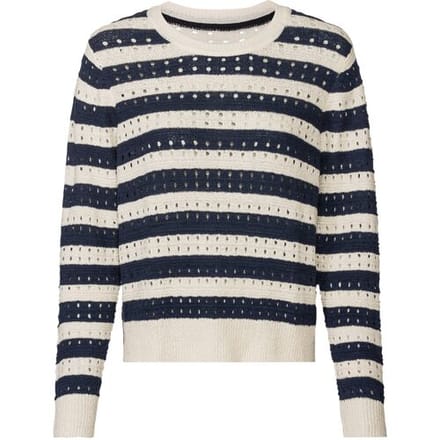 ESMARA Dames pullover (Donkerblauw gestreept, L (44/46))