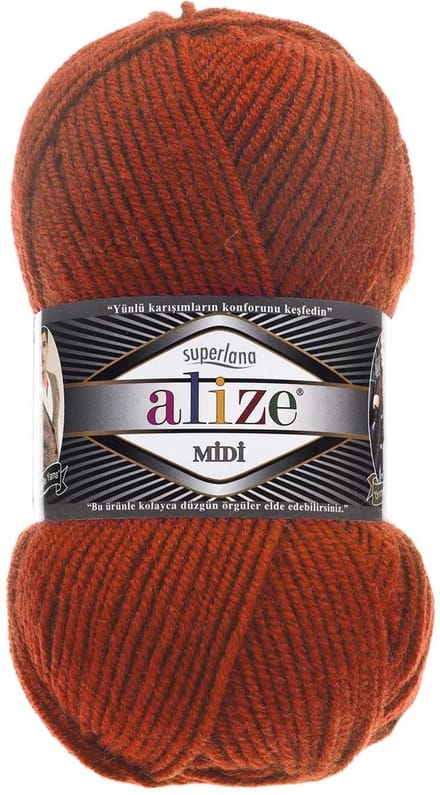 Alize Superlana Midi 36 Terra Pakket 5 Bollen 500 Gram