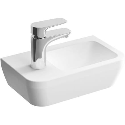 VitrA Integra washbasin 37 cm, with overflow hole, with 1 tap hole 7090L003-0028