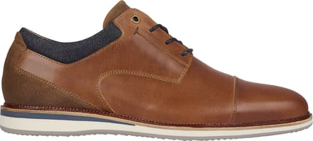 Bullboxer - Lace-Up - Male - Cognac - Navy - 46 - Veterschoenen