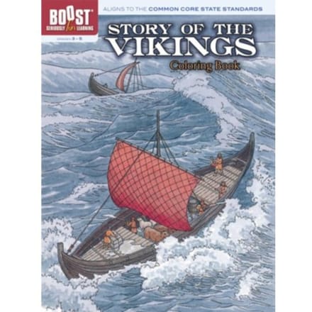 Story Of The Vikings Coloring Book - Albert G. Smith