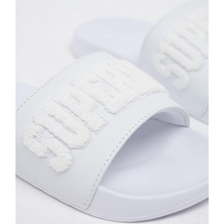 Superdry High Build - maat 36-37 - Logo Pool Slide Dames Slippers - Optic