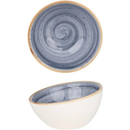Bonna Serveerschaal - Aura Dusk - Porselein - 8 cm (60cc) - set van 2