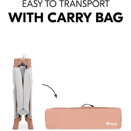 Hauck Dream N Play Plus - Campingbedje - Extra grote doorgang - Dusty Cork