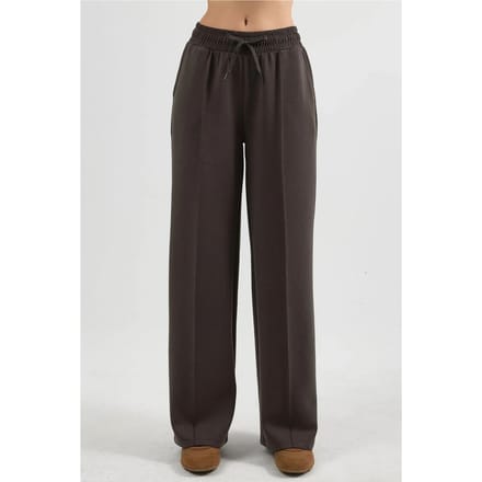 Elastische Taille Rechte Broek