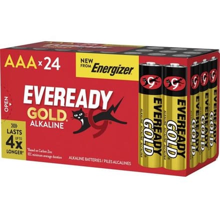 Eveready E304401100 AAA batterij (potlood) Alkaline 1.5 V 24 stuk(s)