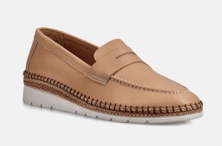 Hush Puppies Dames Mocassin Marshmallow | Camel | Maat: 37