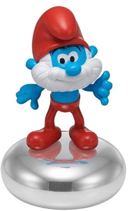 Grote Smurf - Verchroomde Smurfen Spaarpot - Nordahl Andersen - 12 cm