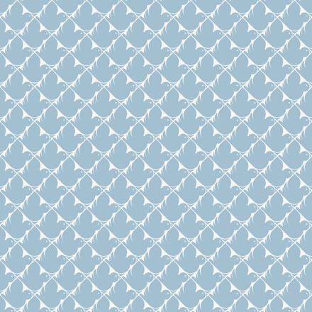 Boråstapeter Vliesbehang 4844 - New Heritage - Dieren Blauw - 53cm x 10.05m