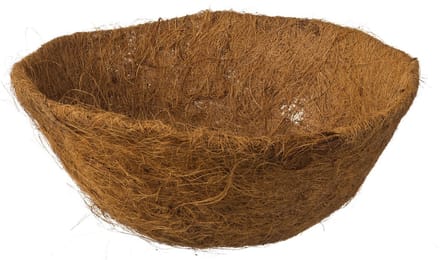 Nature Kokos inlegvel - bruin - kokosvezel - 40 cm - met waterkering - hanging basket