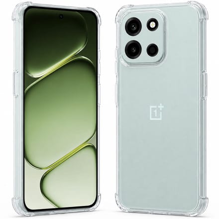 TechNow Hoesje geschikt voor OnePlus Nord 6 Hoesje Screenprotector - Extreme Shock Case – Case Transparant