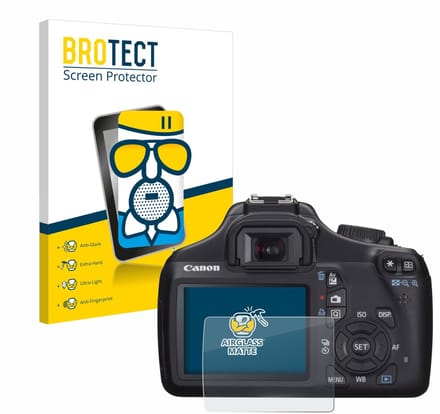 BROTECT - Screenprotector voor Canon EOS 1100D - Folie Beschermfolie Beschermglas matte