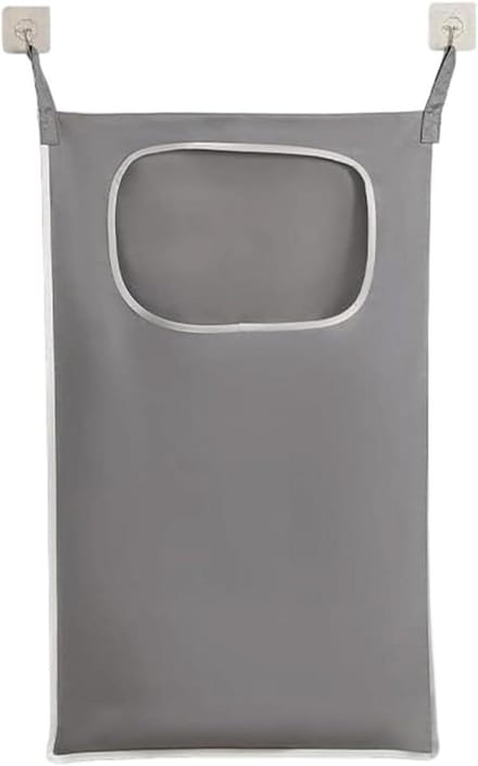 Over De Deur Wasmand - Opbergzak Ritsbaar - Ruimte Optimaliseren - Zijrits Toegang - 21 x 16 x 7 cm