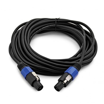 Essentials 2-polige NL4 Luidsprekerkabel, 10 m