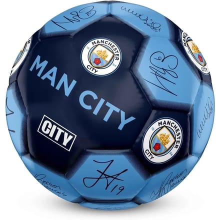 Manchester City - voetbal met handtekeningen - maat 5