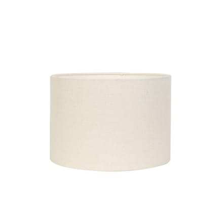 Light & Living Cilinder Lampenkap Livigno - Eiwit - Ø25cm - Landelijk