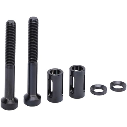 2 Set Fietshouder Verlengde Bevestigingsschroeven Ti Legering Fietshouder Verlengde Schroeven black