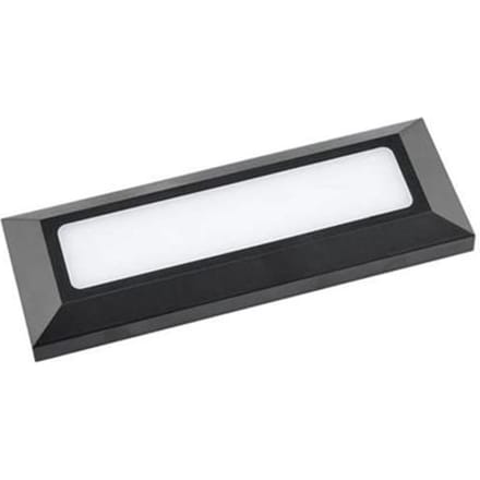 LED wandlamp 5W (Vgl. 40W) IP65 Dim. 230x80mm grijs